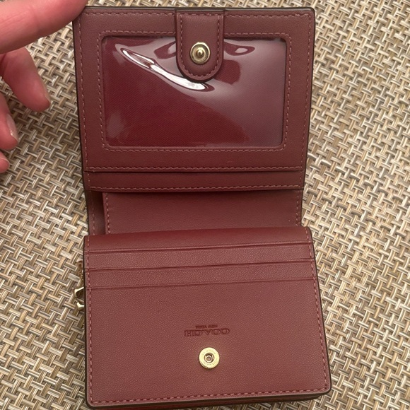 Coach Cherry Red Leather Wallet - Picture 4 of 4